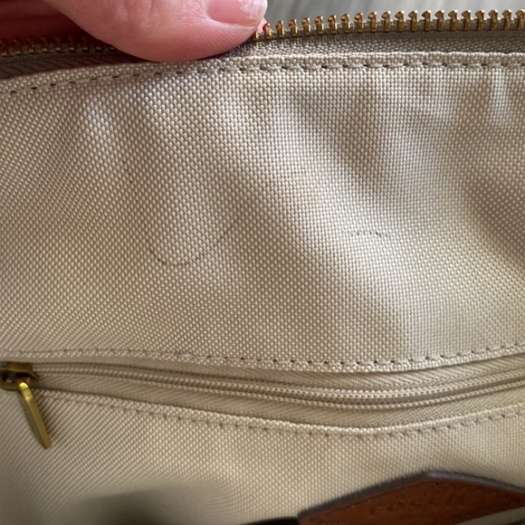 Fossil Rachel Hearts Leather Tote - Picture 6 of 6